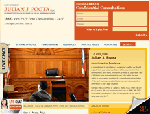 Tablet Screenshot of pootalaw.com